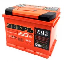 АКБ Зверь п.п.L+ 60a/h Евро B13(нижн.кр)