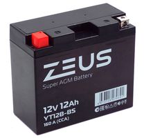 АКБ 6МТС-12 Zeus Super AGM п.п.L+ 12a/h (YT12B-BS)
