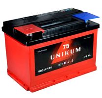 АКБ Unikum п.п.L+ 75a/h Евро B13(нижн.кр)
